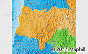 Political Shades Map of COPIAPO