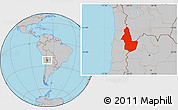 Gray Location Map of EL LOA