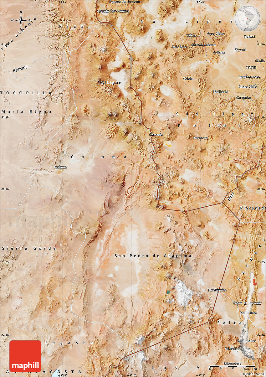 Satellite Map of EL LOA