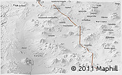 Physical Panoramic Map of Ollague