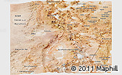 Satellite Panoramic Map of EL LOA