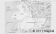 Silver Style Panoramic Map of EL LOA