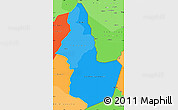 Political Shades Simple Map of EL LOA