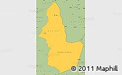 Savanna Style Simple Map of EL LOA