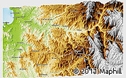 Physical 3D Map of Andacollo