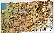 Satellite 3D Map of Andacollo