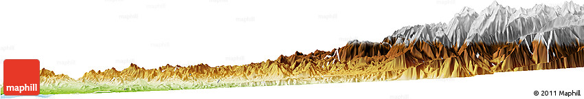 Physical Horizon Map of Andacollo