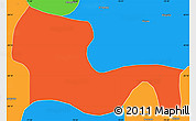 Political Simple Map of Andacollo