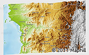 Physical 3D Map of La Higuera