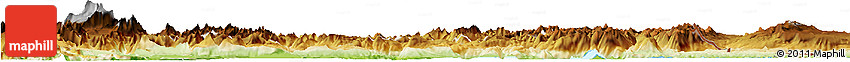 Physical Horizon Map of Chile Chico