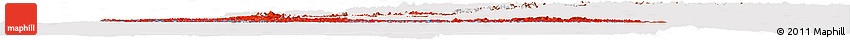 Flag Horizon Map of Chile, flag centered
