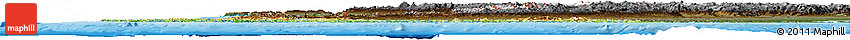 Physical Horizon Map of Chile, darken, land only
