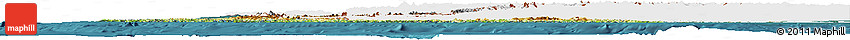 Physical Horizon Map of Chile, single color outside, satellite sea