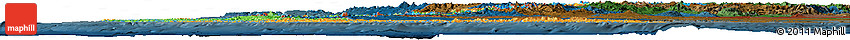 Political Horizon Map of Chile, darken