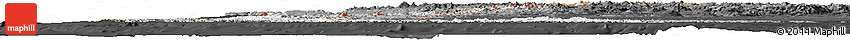 Satellite Horizon Map of Chile, darken, desaturated