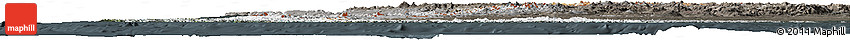 Satellite Horizon Map of Chile, darken, semi-desaturated
