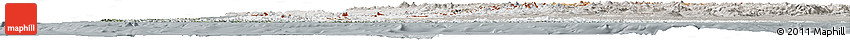 Satellite Horizon Map of Chile, lighten, semi-desaturated