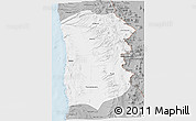 Gray 3D Map of IQUIQUE