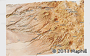 Satellite 3D Map of Camina
