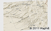 Shaded Relief 3D Map of Camina