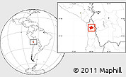 Blank Location Map of Camina