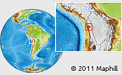 Physical Location Map of Camina