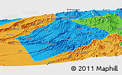 Political Panoramic Map of Camina