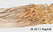 Satellite Panoramic Map of Camina