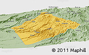 Savanna Style Panoramic Map of Camina