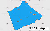 Political Simple Map of Camina, cropped outside