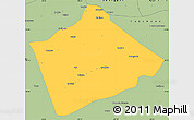 Savanna Style Simple Map of Camina