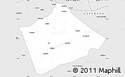 Silver Style Simple Map of Camina