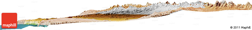 Physical Horizon Map of IQUIQUE, satellite outside