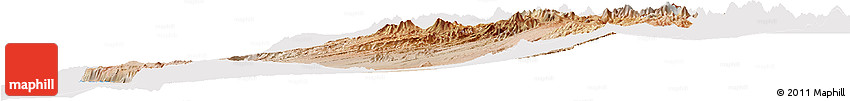 Satellite Horizon Map of IQUIQUE, cropped outside