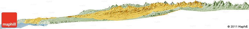 Savanna Style Horizon Map of IQUIQUE