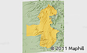 Savanna Style 3D Map of Pica
