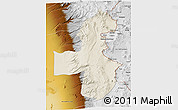 Shaded Relief 3D Map of Pica, physical outside