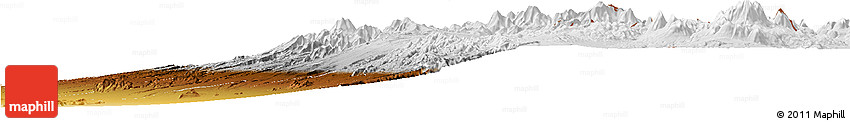 Physical Horizon Map of Pica