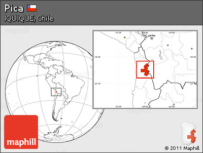 Blank Location Map of Pica