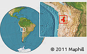 Satellite Location Map of Pica