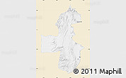 Classic Style Map of Pica, single color outside