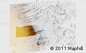 Physical Panoramic Map of Pica, lighten