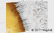 Physical Panoramic Map of Pica