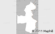 Gray Simple Map of Pica