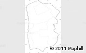 Blank Simple Map of IQUIQUE, cropped outside, no labels