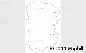 Blank Simple Map of IQUIQUE, cropped outside