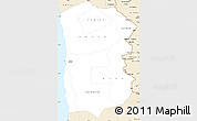 Classic Style Simple Map of IQUIQUE
