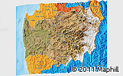 Satellite 3D Map of LIMARI, political outside