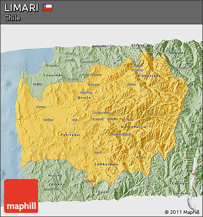 Savanna Style 3D Map of LIMARI