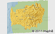 Savanna Style 3D Map of LIMARI, single color outside
